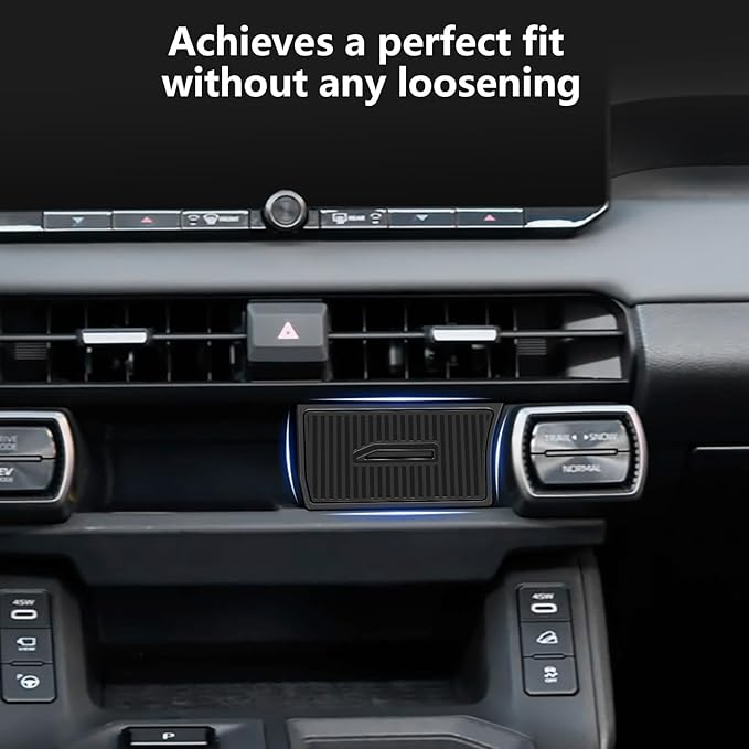 Center Console Organizer Compatible with RAV4 2026 Stable Installation Upper Cubby Drawer Silicone Under Screen Storage Box