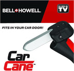 Emson Car Cane, All-in-One Car Cane Door Handle and Mobility Aid with Built in LED Flashlight, Window Breaker Seatbelt Cutter
