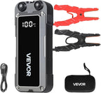 VEVOR Jump Starter, 4000A Peak, Car Jumper Starter Battery Pack, 12V Portable Lithium Battery Booster, Jump Box Power Bank