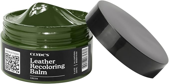 Clyde's™ Recoloring Balm | Non-Toxic Material Dye & Restorer for Furniture, Car Seats, & More | 23 Colors (Army Green, 100ML)