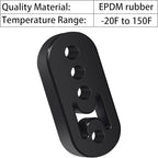 Exhaust Rubber Hanger, rubber muffler hangers. Rubber Insulator Bushing Mount, rubber exhaust mounts with 4 Holes 0.47 Inch, 