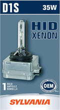 SYLVANIA - D1S Basic HID (High Intensity Discharge) Headlight Bulb - High Performance Bright, White, and Durable Lamp (Contai
