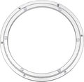 MECCANIXITY Aluminum Lazy Susan 14 Inch Muffler Turntable Ring Large Bearing Metal Rotating Turntable Bearings Swivel Plate H