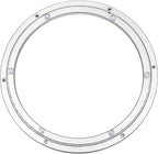 MECCANIXITY Aluminum Lazy Susan 14 Inch Muffler Turntable Ring Large Bearing Metal Rotating Turntable Bearings Swivel Plate H