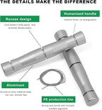 Emblem Removal Tool, Aluminum Alloy Car Surface Logo Plate Line Remover Tool with Replacement PE Cables, Line Remover for Eas