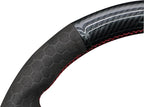 MEWANT DIY Stitching Steering Wheel Cover Wrap for Tesla Model 3 Highland 2023-2025/Model Y 2025 Highland for Tesla Model 3/Model Y Accessories(3D Style)