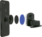 Scosche MPDRND-SP MagicMount Pro Magnetic Car Phone Holder - Strong Magnet Mount for iPhone and Android - Secure Magnetic Mount for Car Dashboard - Universal 360° Adjustable Mobile Cell Holder