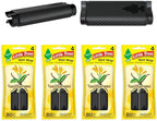 LITTLE TREES Car Air Freshener | Vent Wrap Provides Long Lasting Scent, Invisibly Fresh | 16 Air Fresheners | Vanillaroma