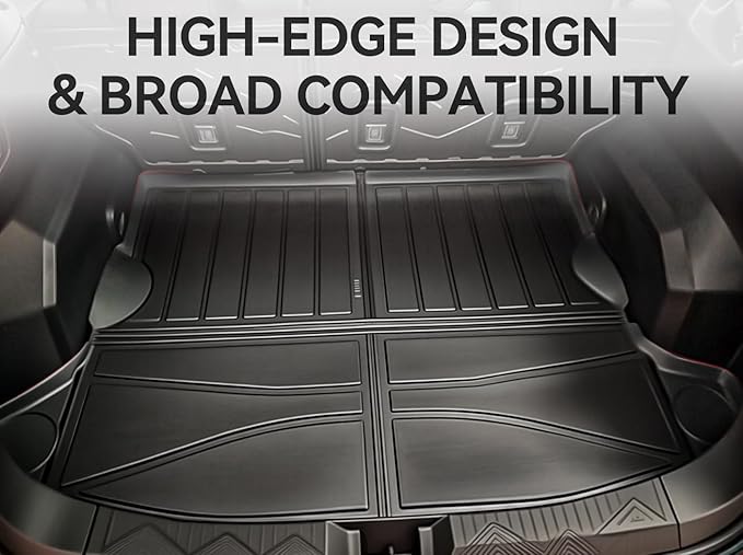 YITAMOTOR Floor Mats & Cargo Mat Compatible with 2024 2025 2026 Subaru Crosstrek & Impreza, All Weather Protection TPE Waterproof Non-Slip Car Floor Liners 1st & 2nd Row Set Accessories Black