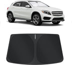 TINGLU Sun Shade for Mercedes Benz GLA 2015-2020 Accessories Windshield Sun Shade Window Shade UV Rays Protection Sun Visor Cover with Steering Wheel Sunshade Storage Bag