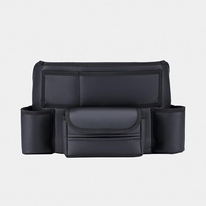Car Organizers and Storage, Leather Car Storage Pocket Between Seats Back Seat Hanging Bag Purse Holder Large Capacity Automotive Consoles & Organizers
