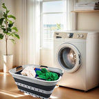 SAMMART 42L (11 gallon) Collapsible Plastic Laundry Basket - Foldable Pop Up Storage Container/Organizer - Portable Basket - 