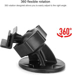Car Mount for Car Frontview Dash Cam, Windshield & Dashboard Adhesive Recorder & GPS Mount Holder, 360 Degree Adjustable Rotating Bracket, 2Pcs (F Head)