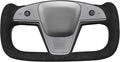 MEWANT Hand Stitched Tesla Model S Yoke Steering Wheel Cover Wrap for Tesla Model S 2021-2023 / Model X 2021-2023 Tesla Yoke Steering Wheel Accessories