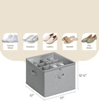 StorageWorks Under Bed Storage with Lid with Shoe Organizer for Closet