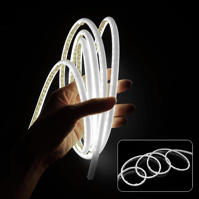 Frunk LED Light Strip for Tesla Model 3 2024 2025 2026 - Waterproof & Easy Installation Interior Lighting Bar with Flexible Silicone, Frunk Ambient Lighting Accessories (DC 15V, Cool White)