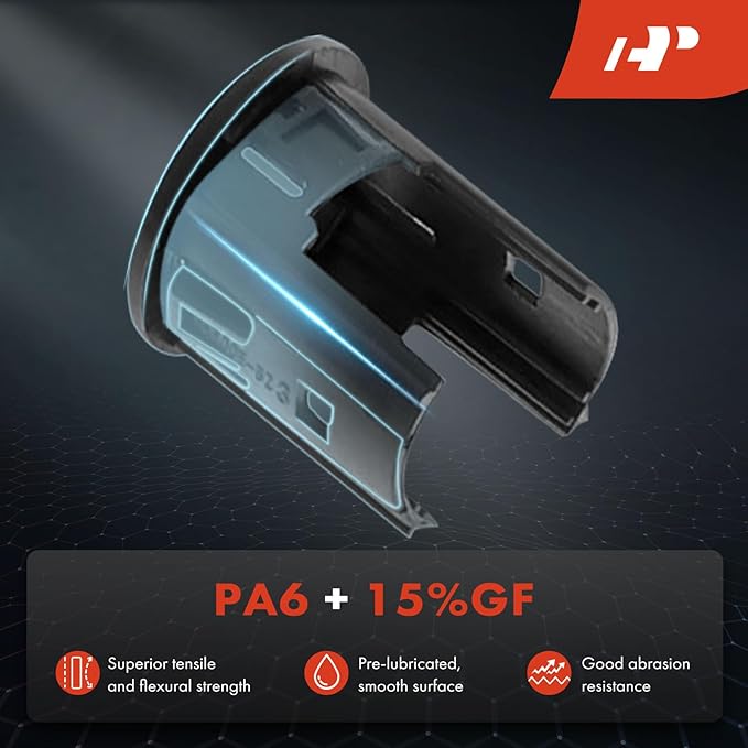 A-Premium 4-PC Rear Parking Assist Sensor Retainer Bezels Compatible with Chevrolet and GMC Models - Silverado 1500 2014-2018, Silverado 1500 LD 2019, Sierra 1500 2014-2018, Sierra 1500 Limited 2019