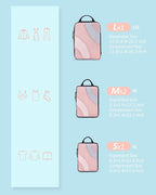 BAGSMART Compression Packing Cubes, 6 Set/4 Set/2 Set Travel Packing Cubes for Carry on Suitcases, Compression Suitcase Organ