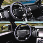COFIT Breathable Car Steering Wheel Cover 15 inch Auto Universal Leather Wrap Non-Slip Steeringwheel Protector Automotive Int