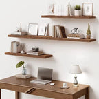 Vivelove 10 Inch Deep Floating Shelves 36 inch Long, 36 x 10 Wide Wall Shelves with Invisible Brackets, for Bedroom Bathroom 