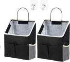 2pcs Wall Hanging Storage Bag,Wall Hanging Organizer Bags with Pockets, Wall Organizer Storage for Dormitory Bathroom Bedroom