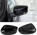 Yumzeco Compatible with Honda Accord Side Mirror Cover Trim 8th Gen 2008 2009 2010 2011 2012, Glossy Black Door Rearview Mirror Caps for Honda Accord W/O Light Hole - Left Driver Side