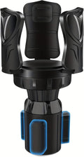 Cup Holder Expander for Car – Fits Most Vehicle Models, Extends Cup Holder Depth, Durable ABS Plastic (Black)