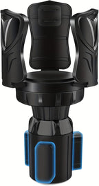 Cup Holder Expander for Car – Fits Most Vehicle Models, Extends Cup Holder Depth, Durable ABS Plastic (Black)
