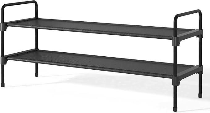 Kitsure Shoe Rack for Closet, Sturdy and Long-Lasting Shoe Shelf, Shoe Rack for Entryway, Personalized DIY Shoe Organizer, Sh