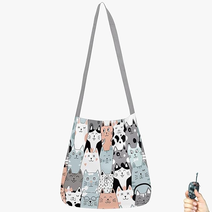 BeeGreen Reusable Grocery Shopping Bag -Travel Tote Bag - Foldable Compact Sturdy Bags