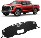 FIILINES Dash Cover for 2022-2026 Toyota Tundra, Dashboard Mat Accessories Dash Cover Sunshade Nonslip Mesh Protector No Glar
