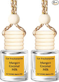 Hanging Car Air Freshener, Long Lasting Essential Oil Diffuser, Non-Toxic New Car Scent, Cute Car Fresheners for Women, 2 Pac