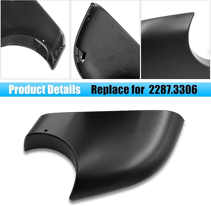 Jaronx Compatible with Tesla Model 3 Mirror Bottom Cover & Housing Frame 2017-2025, Right Passenger Side Rearview Mirror Cover Bracket Lower Base & Frame Housing Replacement for Tesla Model 3