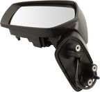 TRQ Driver & Passenger Side Power Mirror Set Paint to Match Smooth Black Without Heat Compatible with 2015-2017 Subaru Legacy