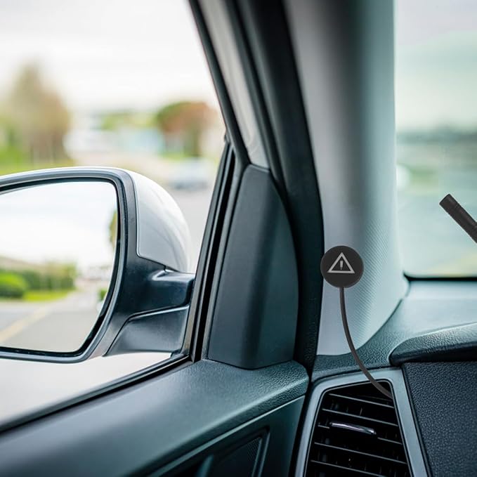 Mobestech Car Blind Spot Monitoring Light with Line-Connected Sensor for Lane Change Assistance and Enhanced Driving Safety E