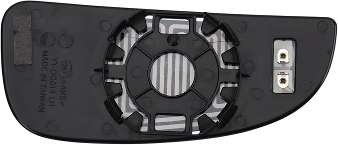 TRQ Left Lower Mirror Glass Heated Clear Driver Side Compatible with 2014-2023 Ram ProMaster 1500 2500 3500 CH1324194
