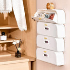 Underwear Socks Storage Box, Multifunctional Storage Box, Plastic Wall Mount Underwear Drawer Organizer, Can Be Used to Store
