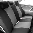 Car Seat Covers Full Set, Breathable Vehicle Front and Rear Split Bench Protector Airbag Compatible, Waterproof Automotive In