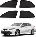 ZATOOTO Car Window Shades Custom Fit for Toyota Camry 2018-2023 4-Pack Car Window Covers with 100% UV Protection and Total Blackout Privacy Heat Insulation for Family Travel Baby and Pet Safety