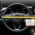COFIT Breathable Car Steering Wheel Cover 15 inch Auto Universal Leather Wrap Non-Slip Steeringwheel Protector Automotive Int