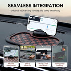 Multifunction Car Anti-Slip Mat, 2026 Upgraded Anti Slip Mat for Car Dashboard, 360° Rotatable Phone Holder Dashboard Pad wit