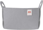 Collapsible Felt GRAY Storage Bin Small 7.1"x5.1"x5.1" – Foldable Basket with Handles for Closet, Toy Storage, Laundry Room O