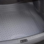 Motor Trend FlexTough™ Baseline Rubber Car Floor Mats with Trunk Mat Cargo Liner, Front & Rear Combo Set fits Most Car SUV Van Coupe Sedan, Heavy Duty All Weather Trim to Fit