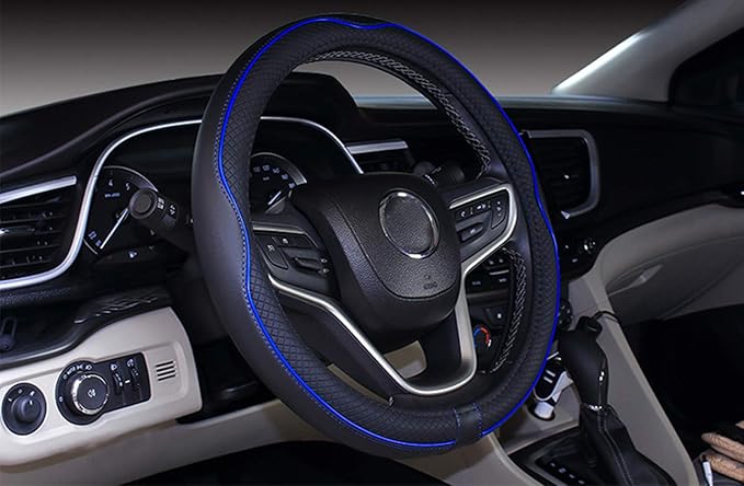 Mayco Bell Universal Standard Size Steering Wheel Cover Anti-Slip,Safety,Soft,Breathable,Durable,Full Surround,Comfortable Gr