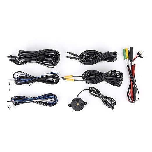 Tbest Blind Spot Detection System Kit Universal 12V BSD Sensor Monitoring IP67 LED Warning for All Vehicles