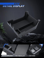 for Ford Edge Center Console Organizer Ford Edge 2021-2024 2025 Accessories Armrest Tray Middle Storage Box Insert Container Durable ABS Plastic