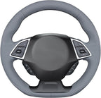 MEWANT Hand Sewn 3D Style Steering Wheel Cover Wrap for Chevrolet Camaro 2017-2022 Steering Wheel Accessories for Chevrolet Camaro 2017-2022