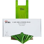 JVMA Car Trash Bags – Super Strength, Leakproof, Smell Proof Hanging Garbage Bags for Car, Truck, SUV, RV & Vehicle – Green, 50 Count Automotive Trash Bags 1 Gallon