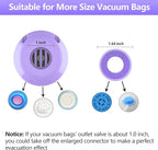 Electric Pump for Vacuum Storage Bags, Travel Vacuum Pump for Various Vacuum Seal Bags Portable Vacpack Air Pump for Compress