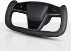 Steering Wheel Cover for Tesla Yoke Steering Wheel, Car Steering Wheel Cover for Tesla Model S 2021-Present/Model X 2021-Present Steering Wheel Accessories Black